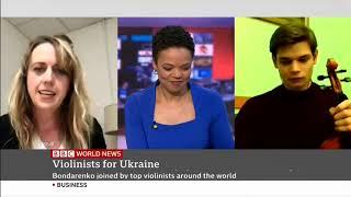 I.Bondarenko, K.Peacock in BBC World News