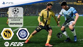 FC 25 - Young Boys vs. Inter Milan | UEFA Champions League 24/25 | Full Match | PS5™[4K]