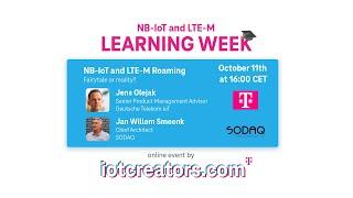 NB-IoT and LTE-M Roaming - NB-IoT and LTE-M Learning Week by iotcreators.com