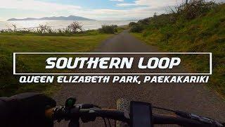 Running the Southern Coastal Loop on the Electric Fat Bike - Queen Elizabeth Park, Paekakariki NZ