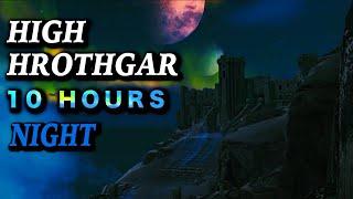 High Hrothgar Night  10 Hours  -  Skyrim / Elder Scrolls Inspired  - Ambience / White Noise