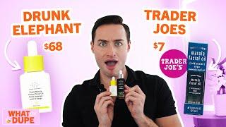 Testing $68 Drunk Elephant Marula Oil vs. $7 Trader Joe's Dupe | What the Dupe?