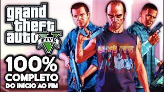 GRAND THEFT AUTO GTA 5 - 100% Completo do Início ao Fim