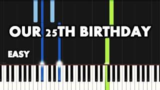 Central Cee x Dave - Our 25th Birthday | EASY PIANO TUTORIAL by Synthly