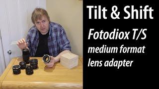 Fotodiox tilt-shift MF lens adapter. Use medium format lenses on [Z/RF] mirrorless cameras