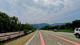 [4K/Reverse] Clear Day Expressway Reverse Drive | Ulsan - Donghae Expressway - Busan Gijang | 85