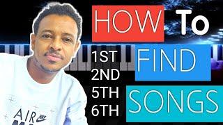 How to find 1st,2nd,5th,6th Songs? አዲስ የ ኪቦርድ ትምህርት