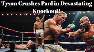 Mike Tyson vs Jake Paul full fight Tyson Crushes Paul in Devastating Knockout!