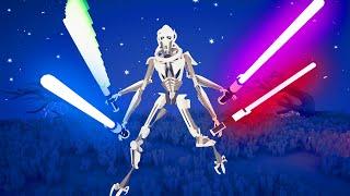Totally Accurate GENERAL GRIEVOUS has too many Lightsabers! - TABS Battle Simulator Mods