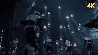 Freedom of Mandalorian Epic Air Battle scene: Din, Grogu, and Bo-Katan's Ultimate Fight Moment #4k