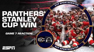Reacting to the Florida Panthers' Game 7 win to claim the Stanley Cup vs. the Oilers  | SC with SVP