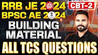 Building Material Marathon | All TCS PYQ | RRB JE CBT-2 | BPSC AE | UPPSC AE | Abhishek Shrivastava