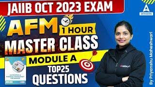 JAIIB Exam October 2023 | AFM Module A | 1 Hour Master Class | Top 25 Questions