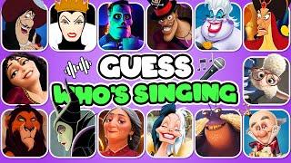 Guess The Disney Villain by Their Song & Voice ️ | Ursula, Maleficent, Tamatoa, Yzma, Scar, Jafar
