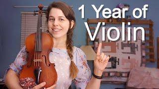 Adult Beginner Violin - 1 year progress