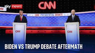 The aftermath of Joe Biden's debate performance against Donald Trump