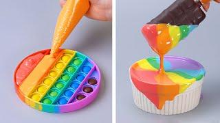 Oddly Satisfying Chocolate Cake Decorating Ideas | So Yummy Chocolate Cakes Compilation