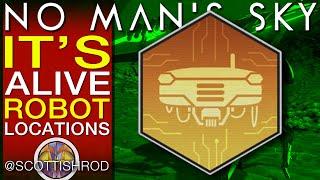 It's Alive - Robot Locations - Adrift Expedition Guide - No Man's Sky Update - NMS Scottish Rod