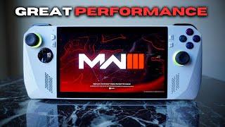 Modern Warfare 3 RUNS GREAT on the Asus ROG Ally! - Campaign Gameplay and Performance Review