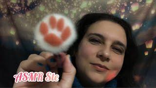 ASMR for deaf people NO SOUND pure visual trigger brushing light tracing personal attention