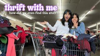 THRIFT WITH ME & MY BESTIE!! Vintage corsets, lingerie, and more!