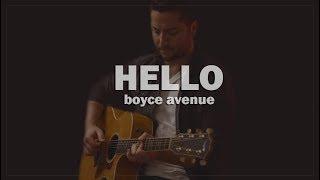 Hello - Lionel Richie (Boyce Avenue acoustic cover) Lyrics