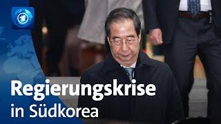 Südkoreanischer Interimspräsident des Amtes enthoben