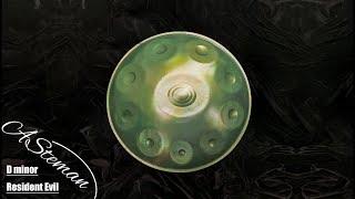 Asteman Handpan Resident Evil D minor 10 Notes | Blue pantam hangdrum hand drum