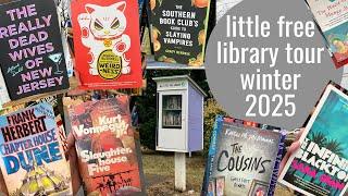 Little Free Library Tour - Winter 2025 | Exploring New Jersey, finding new libraries, beach towns