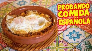 Comida en uno de los PUEBLOS MÁS BONITOS de MADRID - COMIDA ESPAÑOLA 