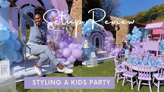 Styling a kids party Backdrop styling I Event planner I Balloon I Events I uLwandoluhle