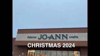 JOANN FABRIC & CRAFT STORECHRISTMAS 2024ASMR SHOP WITH MENO MUSIC