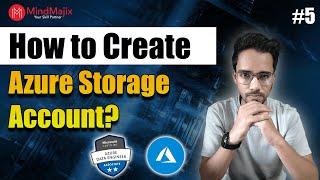 How to Create Azure Storage Account? | Azure Storage Account Tutorial | Azure Data Engineer Course
