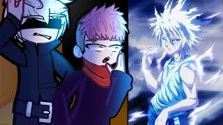 Jujitsu Kaisen reacts to Killua as Gojo SON ️Gacha JJk reacts to Hunter x Hunter