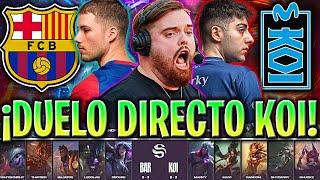 IBAI CASTEA EL DUELO DIRECTO DE KOI! | BARÇA vs KOI RESUMEN SUPERLIGA VERANO 2024 LVP