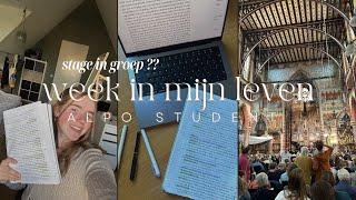 stage lopen in groep ?? | week van een student