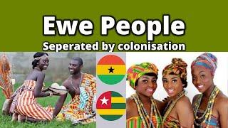 Ewe people of Ghana and Togo separated by colonisation