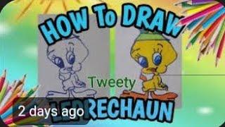 How To Draw a Tweety Bird Leprechaun