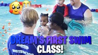 DREAMS FIRST SWIM CLASS!! (SHE DID AMAZING)