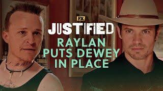 Raylan Puts Dewey in His Place  - Scene | Justified | FX