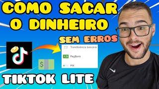 TIKTOK LITE - COMO SACAR O DINHEIRO DO TIKTOK LITE | COMO SACAR DO TIKTOK LITE PELO PIX