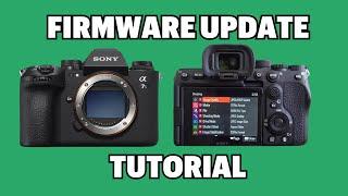 How to Update Sony A7siii Firmware | a7iv FX3 A1 a7cii