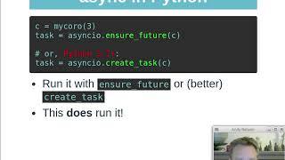 Python Async basics video (100 million HTTP requests)