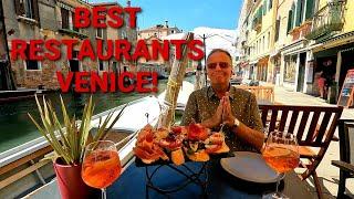 Where to Eat Venice, Italy!  Delicious Italian Food & Desserts! Venice Food Tour! Best Restaurants!