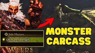 Monster Carcass LOCATION - MH Wilds Ultimate Strength Akuma Mission