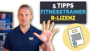 Mit 5 TIPPS  erfolgreich zur Fitnesstrainer B-LIZENZ! Prüfung bestehen