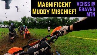 Muddy Mountain Mayhem! | Hare Scramble Racing  |  VCHSS 2024 - Graves