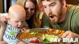 We Made Pav Bhaji!! | Mumbai Street Food