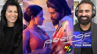 PEELINGS (Telugu Lyrical Video) Reaction! | Pushpa 2 The Rule | Allu Arjun | Rashmika Mandanna | DSP