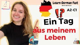 Ein Tag aus meinem Leben  II Learn German Fast with Natalia